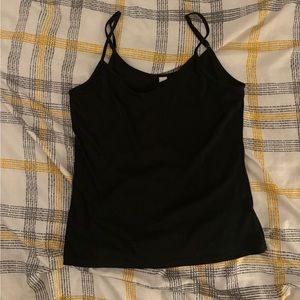 Black tank top